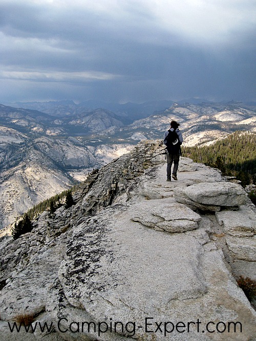 view from clouds rest Yosemite