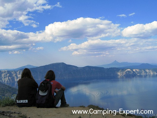 view at crater lake