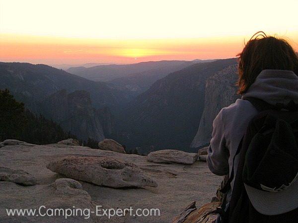 View over Sentinal Dome at Sunset